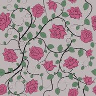 Seamless pattern with roses N23
