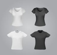 T-shirt template for women N2