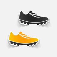 realistic design element sneakers N71