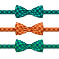 Vector Bow Tie Bowtie Set Isolated on White N7