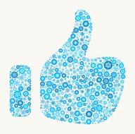 Thumb Up on White Background N2