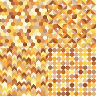 seamless gold geometric pattern N2