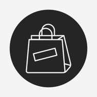 shopping bag line icon N22