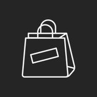 shopping bag line icon N23
