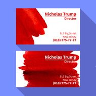 Vector abstract creative business cards N19