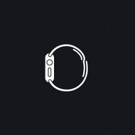 Digital watch icons vector illustration N2