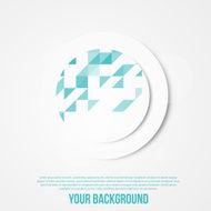 Vector abstract circles template Object web N17