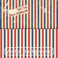 Vintage design template with stripes N2