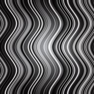 Abstract dark grey stripes waves monochrome background