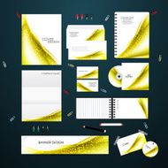 Stationery template design set N9
