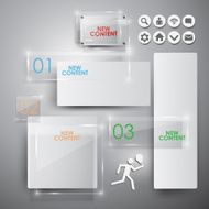 Abstract vector banners set - infographic N4