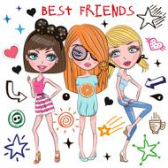 three cute girls N4