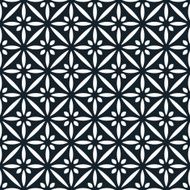 seamless black and white floral pattern