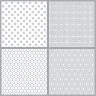 Monochrome seamless pattern N34