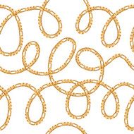 Golden chains on white background N5