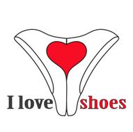 Advertises love for shoes N2