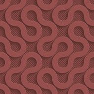 Marsala color vector seamless pattern with 3D effect N34