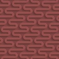 Marsala color vector seamless pattern with 3D effect N37