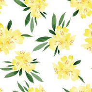 Watercolor flower pattern N96