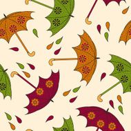Seamless pattern with an umbrella N2