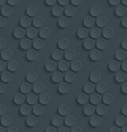 Dark seamless vector background with 3D effect N15