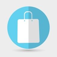 Shopping bags icon on a white background N4