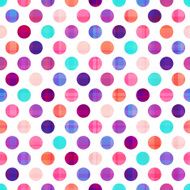 Seamless polka dots pattern N4
