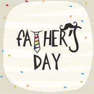 Greeting card design for Father&#039;s Day celebration N3