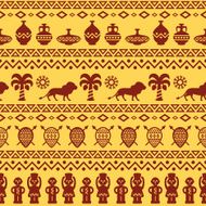 African Tribal Pattern Ethnic ornament N25