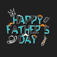 Greeting card design for Happy Father&#039;s Day N2