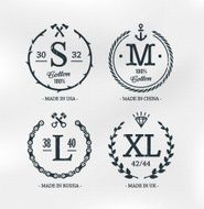 Size Emblems Templates