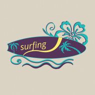 Colored surf lable N2