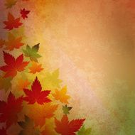 Abstract autumn vintage background