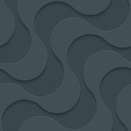 Wavy dark seamless vector background with 3D effect N4