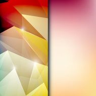 Abstract geometric polygonal shiny background N4
