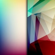 Abstract geometric polygonal shiny background N5
