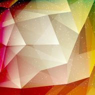 Abstract geometric polygonal shiny background N6