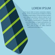 Vector tie icon with text Eps10