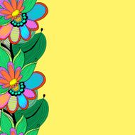 Lotus with leaves Abstract seamless pattern colorful flowers lily N2