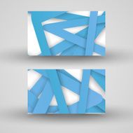 Vector business-card set for your design N81