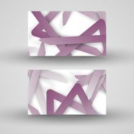 Vector business-card set for your design N82