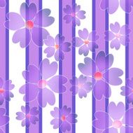 Seamless floral pattern striped background N2