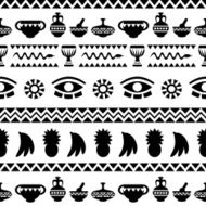 African Tribal Pattern Ethnic ornament N27