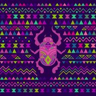 Abstract Tribal Ornamental Background