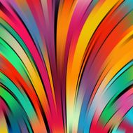 Colorful smooth light lines background N129
