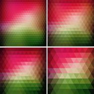 Abstract retro triangle background N2