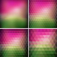Abstract retro triangle background N3