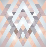 Geometric shining pattern with triangles N10