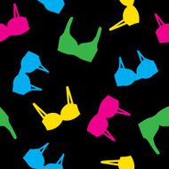 Bra Pattern Colorful