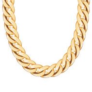 Chunky chain golden metallic necklace or bracelet N6